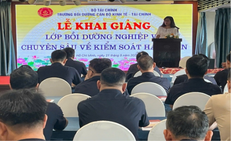 Khai giảng Lớp Bồi dưỡng nghiệp vụ chuyên sâu về kiểm soát hải quan