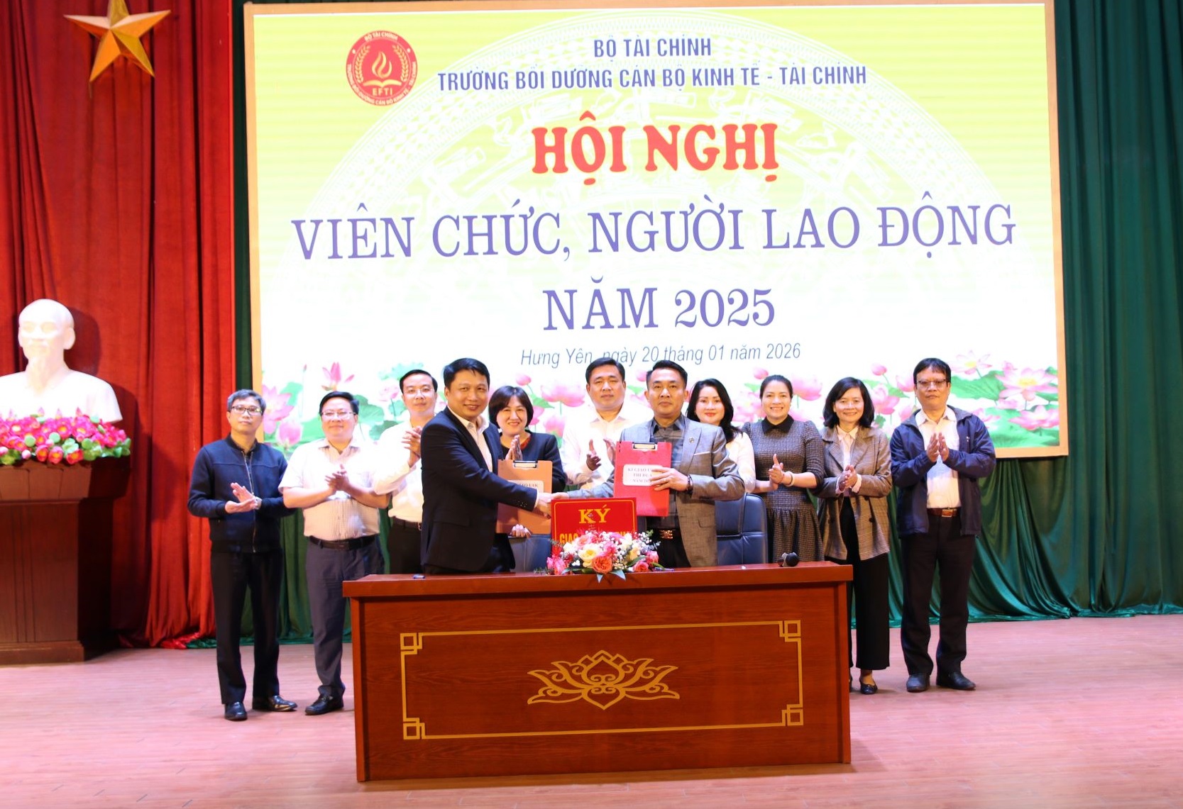 Trường Bồi dưỡng cán bộ Kinh tế - Tài chính tổ chức thành công Hội nghị viên chức, người lao động năm 2025